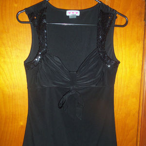 Three Pink Hearts Trixxi Black with Sequin…